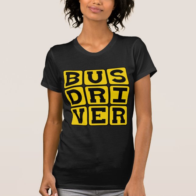 Busfahrer, Transportberuf T-Shirt (Vorderseite)