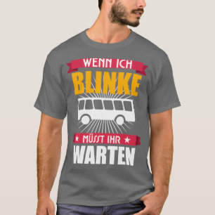 Busfahrer Vintages Retrobus-Sprichwort T-Shirt