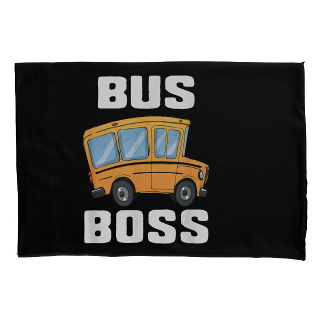 Busfahrer von Funny Bus Kissenbezug (Vorderseite)