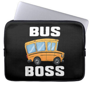 Busfahrer von Funny Bus Laptopschutzhülle