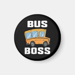 Busfahrer von Funny Bus Magnet