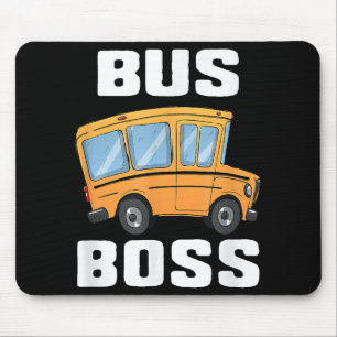 Busfahrer von Funny Bus Mousepad