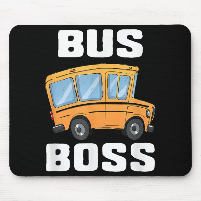 Busfahrer von Funny Bus Mousepad (Vorne)