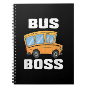 Busfahrer von Funny Bus Notizblock