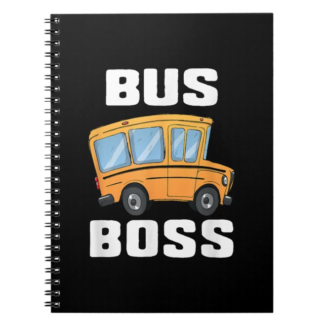 Busfahrer von Funny Bus Notizblock (Vorderseite)