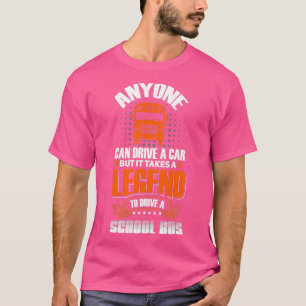 Busfahrerdesign für Schulbusfahrer - jeder kann T-Shirt