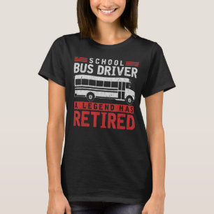 Busfahrerruhe Schulbusfahrer T-Shirt