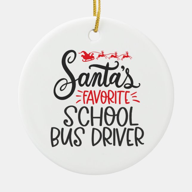 Busfahrerverzierung Keramik Ornament (Vorne)