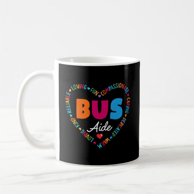 Busfahrhilfe zurück zur Schule für Busteam Kaffeetasse (Links)