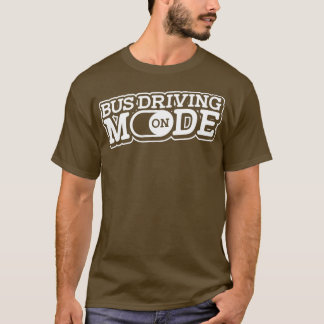Busfahrmodus auf Schulbus Kinder Job fahren Dr. T-Shirt