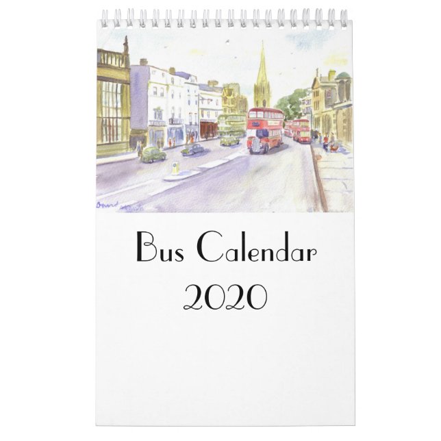 Busfahrplan 2020 kalender (Titelbild)