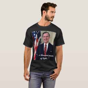 Bush 41 mit "tausend Punkten des Lichtes " T-Shirt