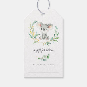Bush-Baby-Koala-Anzeigen-Duschen-Umbauten Geschenkanhänger