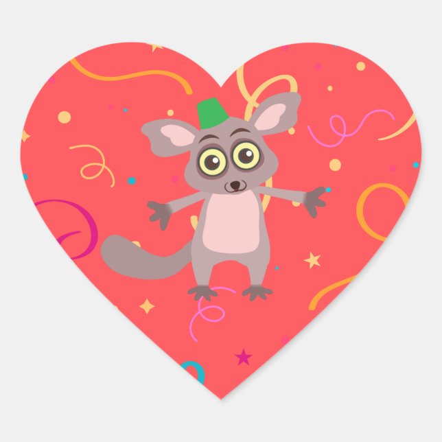 Bush Baby Sticker (Vorderseite)