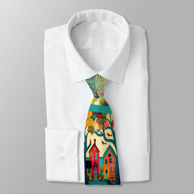 Bush Color Necktie Real Anwesen Contractor Busines Krawatte (Gebunden)