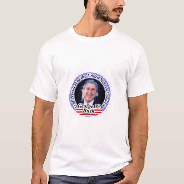 Bush-Felsen! Bush-Felsen! T-Shirt (Vorderseite)