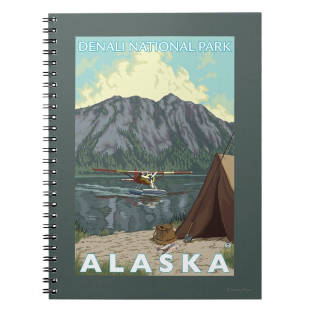 Bush Flugzeug & Fischerei - Denali Nat'l Park, Notizblock (Vorderseite)