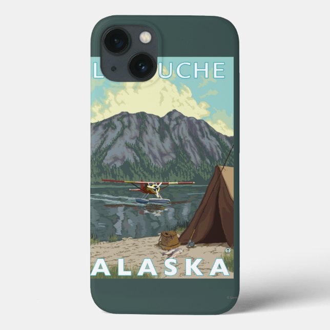 Bush Flugzeug & Fischerei - Latouche, Alaska Case-Mate iPhone Hülle (Rückseite)