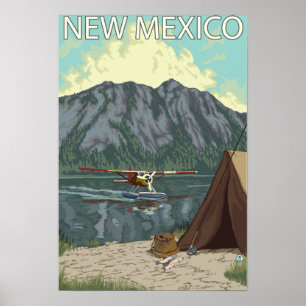 Bush Flugzeug FischereiNew Mexico Poster