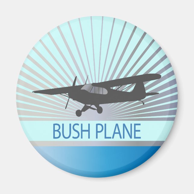Bush Flugzeug Magnet (Vorne)