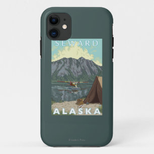 Bush-Flugzeug u. Fischen - Seward, Alaska Case-Mate iPhone Hülle