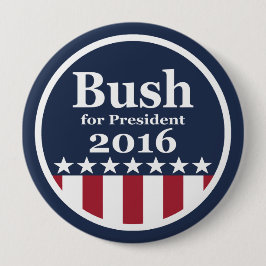 Bush für Knöpfe Präsidenten-2016 Kampagne Button