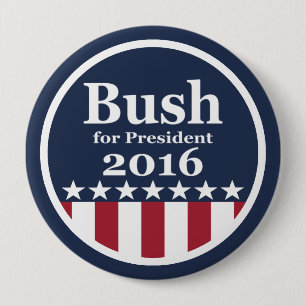 Bush für Knöpfe Präsidenten-2016 Kampagne Button