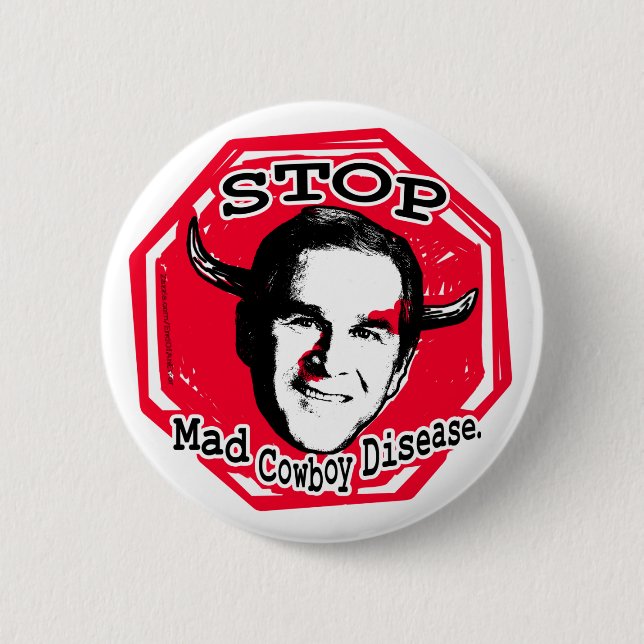 Bush-Hörner Button (Vorderseite)