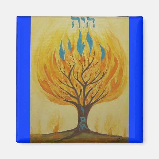 Bush-I Am brennen Magnet (Vorne)