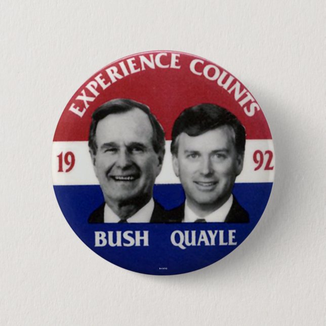 Bush-Quayle jugate - Knopf Button (Vorderseite)