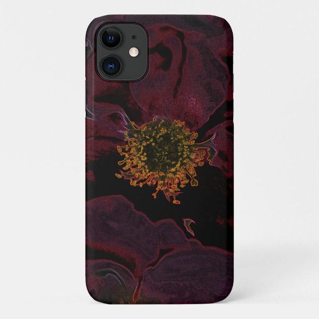 Bush Rose Neon Case-Mate iPhone Hülle (Rückseite)