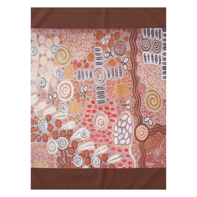 Bush Tucker Tischtuch Tischdecke (Vorderseite)