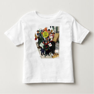 Bushaltestelle am Weihnachten Kleinkind T-shirt