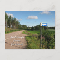 Bushaltestelle in Finnland