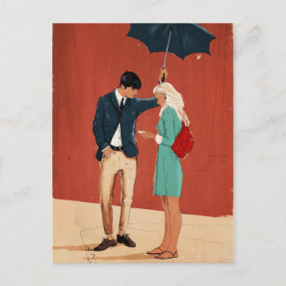 Bushaltestelle Postkarte