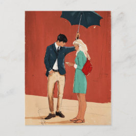 Bushaltestelle Postkarte