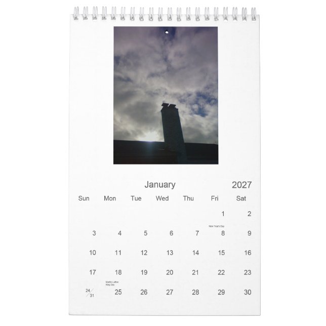 Bushaltestelle-Schönheit - eine Kalender (Jan 2027)