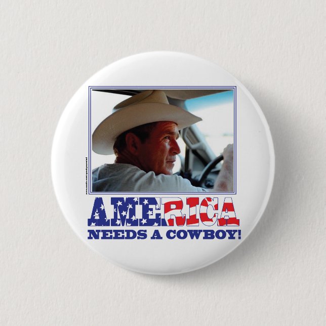BushAMERICA Button (Vorderseite)