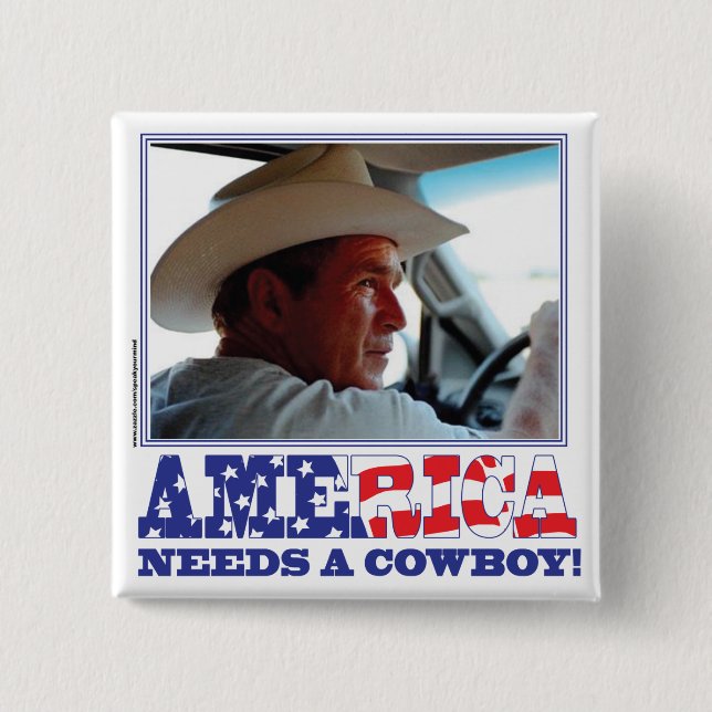 BushAMERICA Button (Vorderseite)