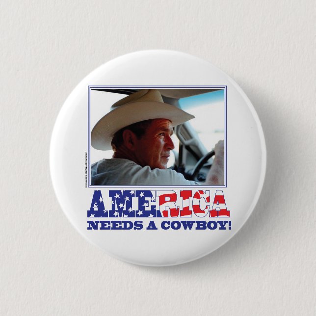 BushAMERICA Button (Vorderseite)