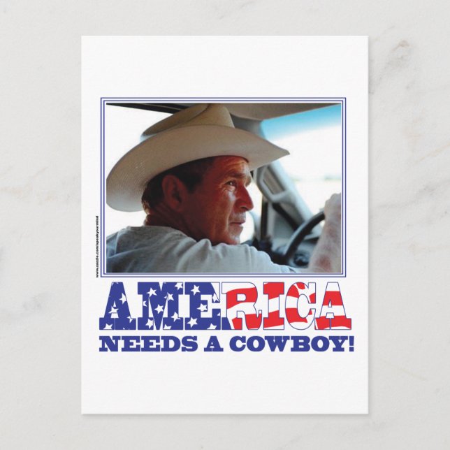 BushAMERICA Postkarte (Vorderseite)