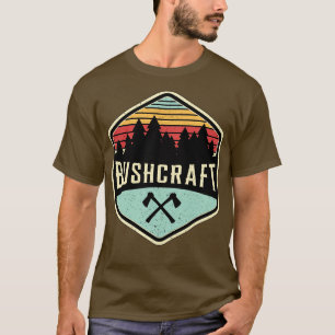 Bushcraft-Abenteuer Retro-Überleben Outdoor  T-Shirt