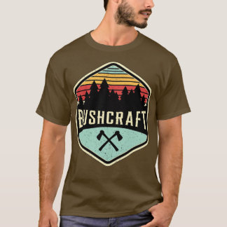 Bushcraft-Abenteuer Retro-Überleben Outdoor  T-Shirt