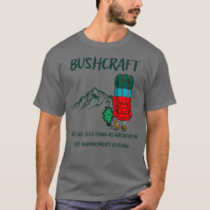 Bushcraft Minimalistisch Classic TShirt