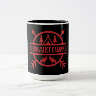 Bushcraft Naturevivalist Zweifarbige Tasse