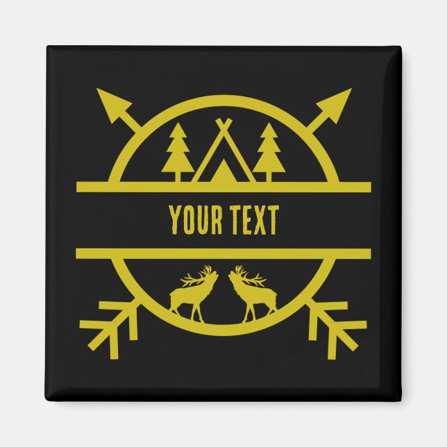 Bushcraft Outdoor Survivalist Magnet (Vorne)