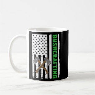 Bushcraft: Usa Flag Überleben Bushcrafting Kaffeetasse