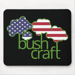 Bushcraft USA-Flagge Mousepad