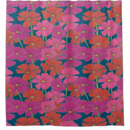 Bushel von hellen Kosmos Duschvorhang