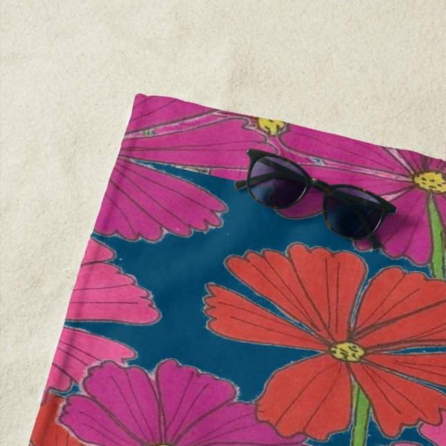 Bushel von hellen Kosmos Strandtuch (Beispiel)